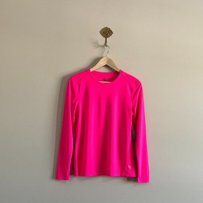 NWT Reel Legends Freeline Performance Shirt Women's Small Pink Long Sleeve