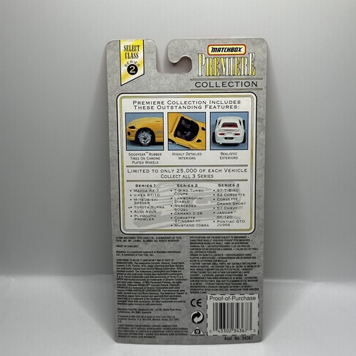 Matchbox Premiere Collection 1/64 Select Class Series 2 Lamborghini Diablo NEW - Picture 10 of 10