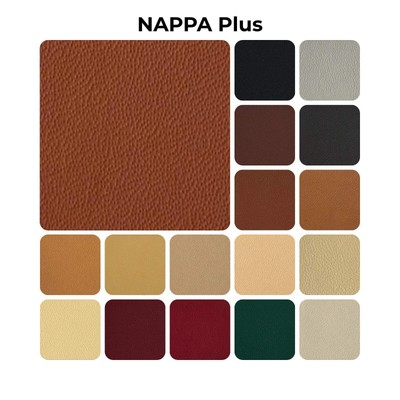LEDERMUSTER Autoleder NAPPA Plus | Echtleder Typ Bentley Leder in 18 Farben