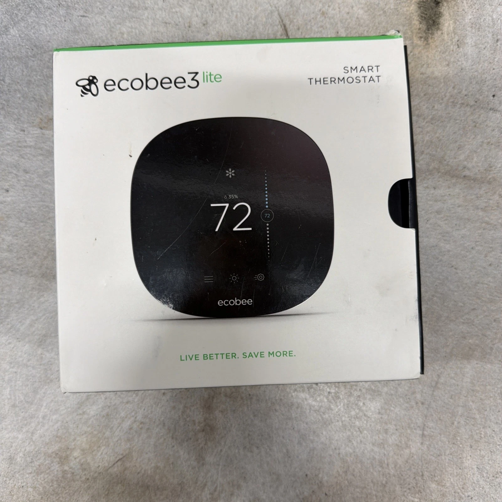 NOB ecobee3 lite Smart Thermostat Black EB-STATE3LT-02, HomeKit, Alexa, Google