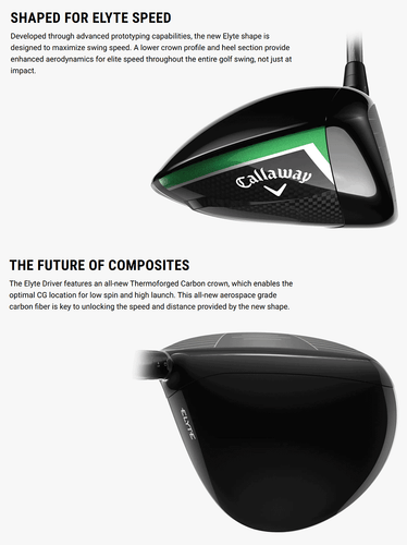 Callaway ELYTE TRIPLE DIAMOND Driver 10.5deg RH TENSEI 1K BLACK 65 Flex Stiff - Picture 3 of 3