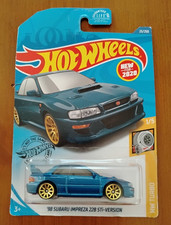 Hot Wheels HW Turbo 1998 Subaru Impreza 22B STi 1:64 Scale (Blue) (2019 / 2020)