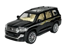 CHE ZHI TOYOTA LAND CRUISER 5700 BLACK 1:24 DIE CAST METAL MODEL NEW