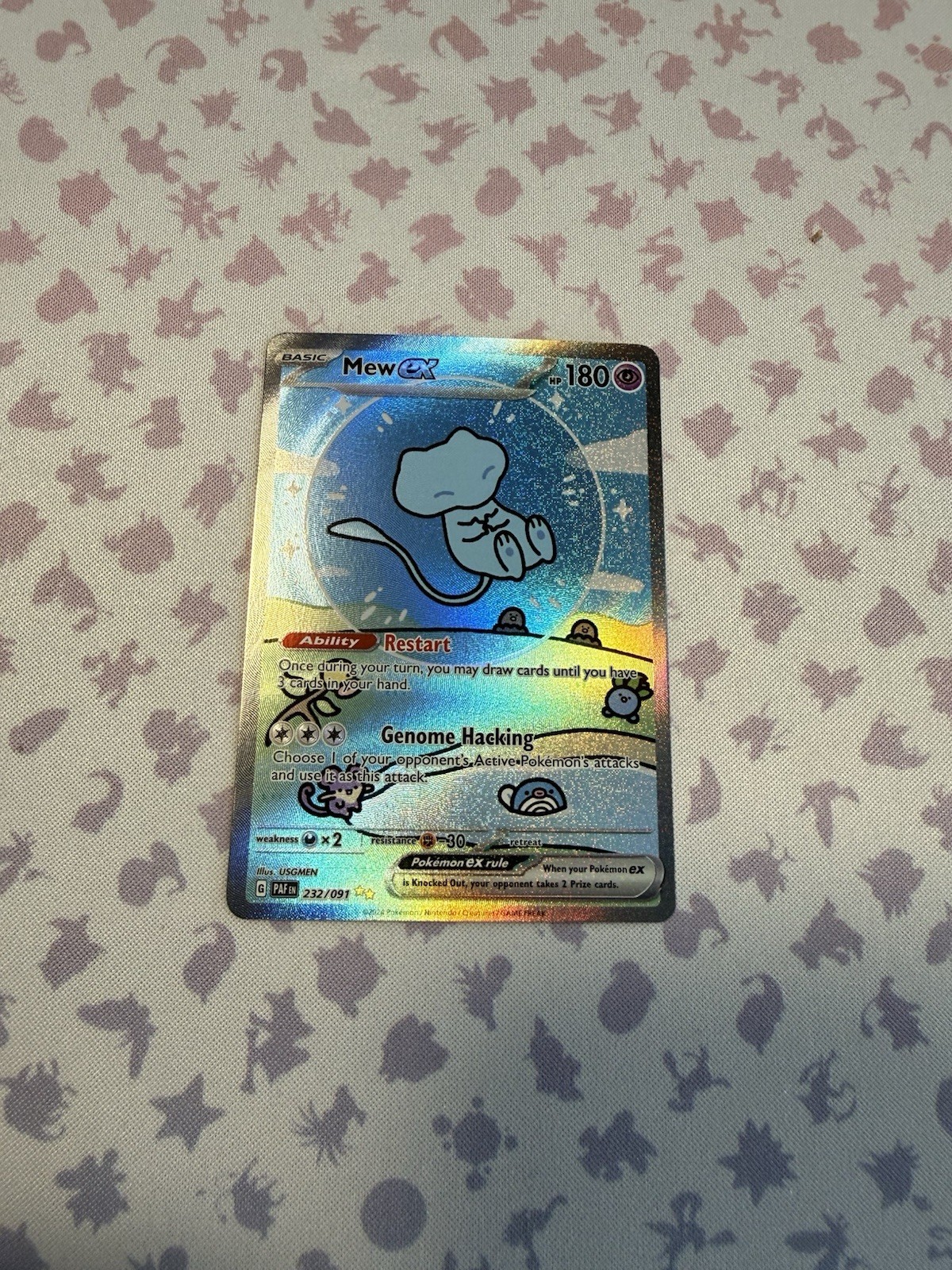 Mew ex 2024 Scarlet & Violet: Paldean Fates #232/091 Special