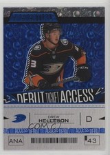 2023-24 Upper Deck Credentials Debut Ticket Access Blue /149 Drew Helleson 0t2i