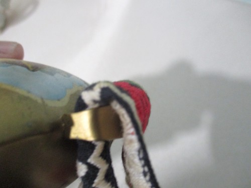 Vintage hand painted Swiss Scene cow or sheep bell Titisse/Schw. hand made strap - Picture 11 of 11