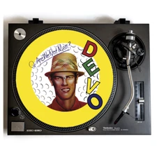 DEVO Turntable Slipmat for Vinyl Records 12" DJ Slip Mat new wave punk vinyls