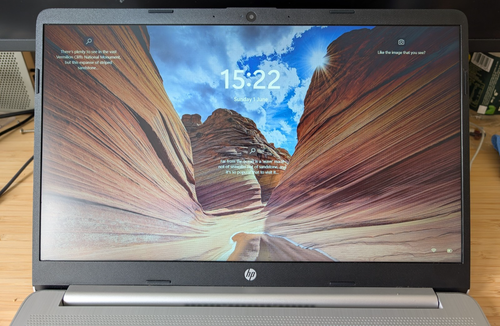 HP 15s-FQ2 Laptop with Intel Core i3 11th Gen, 8GB RAM, 256GB SSD, Win 11 - Afbeelding 2 van 12