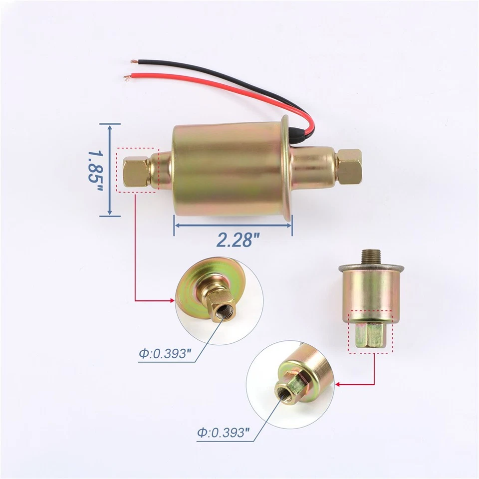 Bomba de combustible electrónica E8016S para 1968 Triumph Spitfire Base subaru brat jaguar Foto 4 de 4