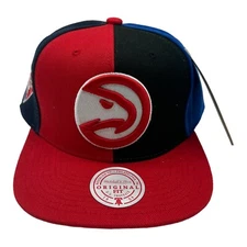 NWT Mitchell & Ness Atlanta Hawks Pinwheel NBA 75th Snapback Hat Cap
