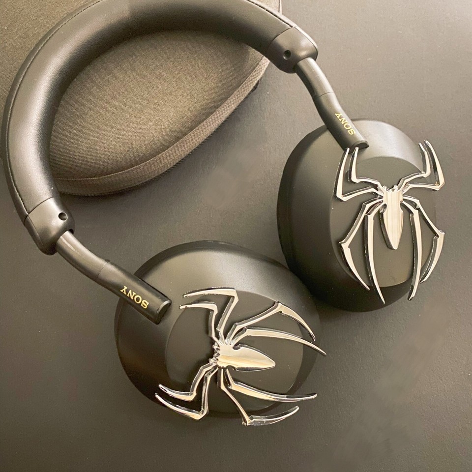 Silver Spider attachment*2 for Sony XM4, XM5, Bose, Skullcandy apple