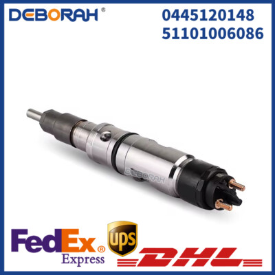 New Fuel Injector 0445120148 51101006070 For MAN Engine D0834LFL5 Truck TGL TGM