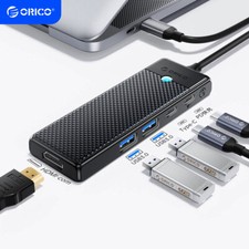 ORICO USB C HUB Type-C Docking Station USB 3.0 Adapter 4K30Hz PD100 for MacBook