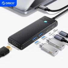 ORICO USB C HUB Type-C Docking Station USB 3.0 Adapter 4K30Hz PD100 for MacBook