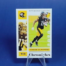 Chase Claypool ROOKIE HTF PANINI STEELERS CHRONICLES ROOKIE CARD