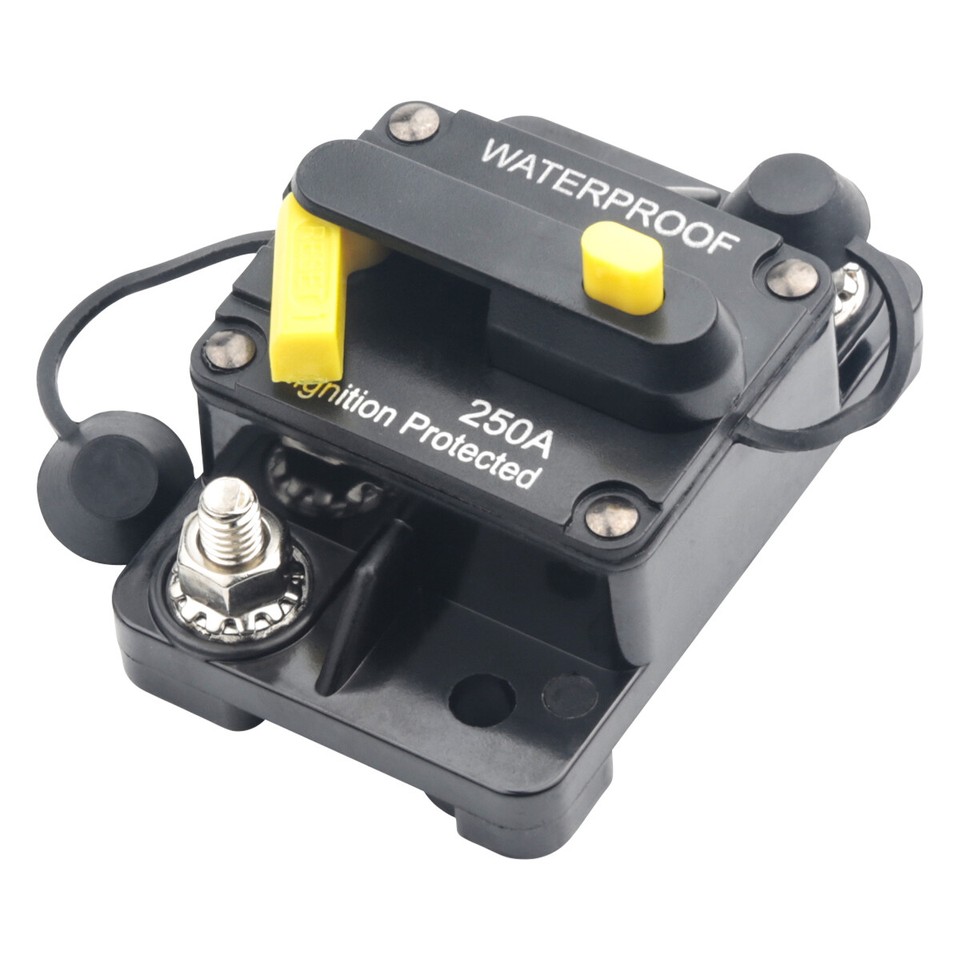 Interruttore Fusibile Impermeabile IP67 30-300A Per Auto, Barca, DC 12V-48V Con Reset