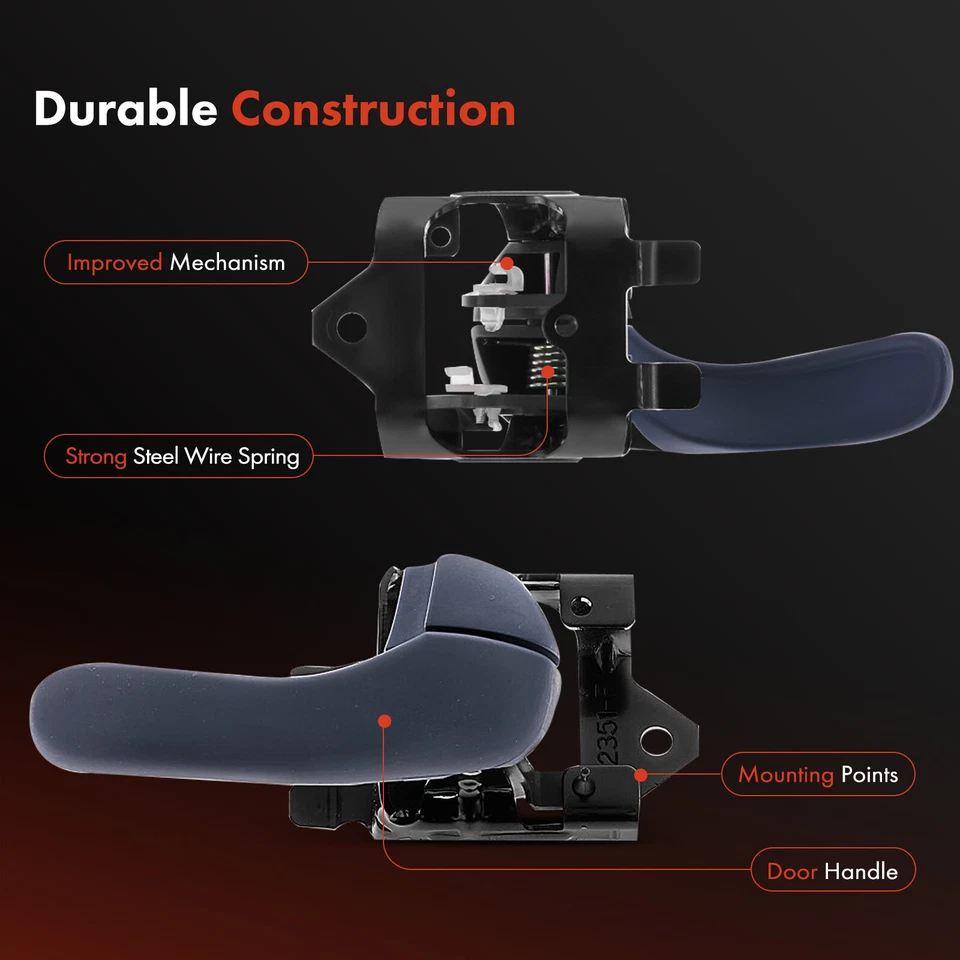 2x Manija de puerta interior delantera o trasera azul para Chevrolet Impala Monte Carlo Foto 4 de 4