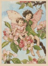 Almond Blossom Flower Fairy Counted Cross Stitch CHART No. 8-407/23