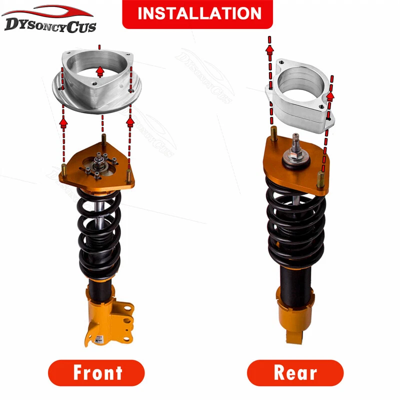 Espaciadores de elevación de aluminio de 3" para Subaru Impreza y WRX 2008-2016 Foto 3 de 4