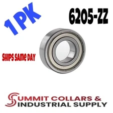 6205-ZZ C3 EMQ Premium Metal Shielded Ball Bearing, 25x52x15, 6205Z (1 QTY)
