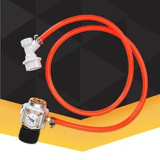 CO2 Mini Gas Regulator CO2 Charger Pressure Meter Homebrew Tool With Ball Lo7q