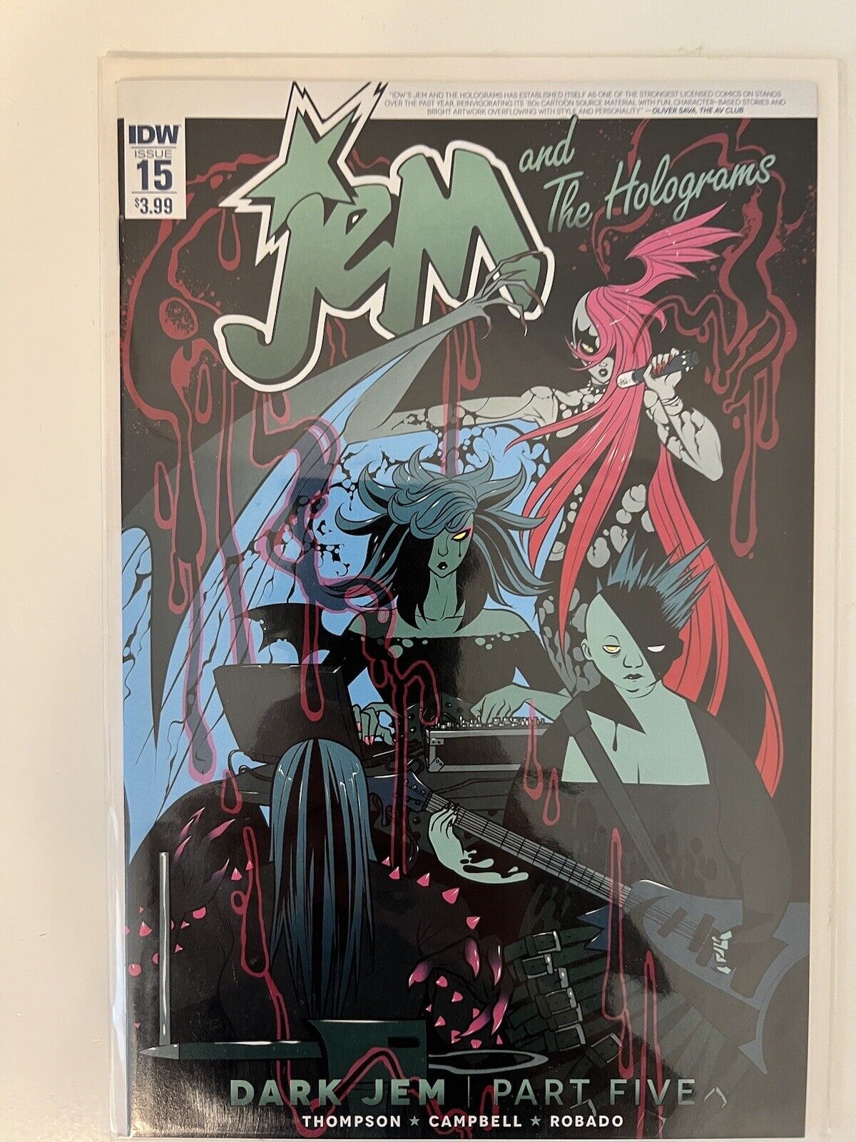 Jem and the Holograms #15 - IDW Comics - Combine Shipping 👽