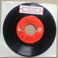 JANET JACKSON Love Will Never Do Without You 45 7" R&B SOUL Record Vinyl Records