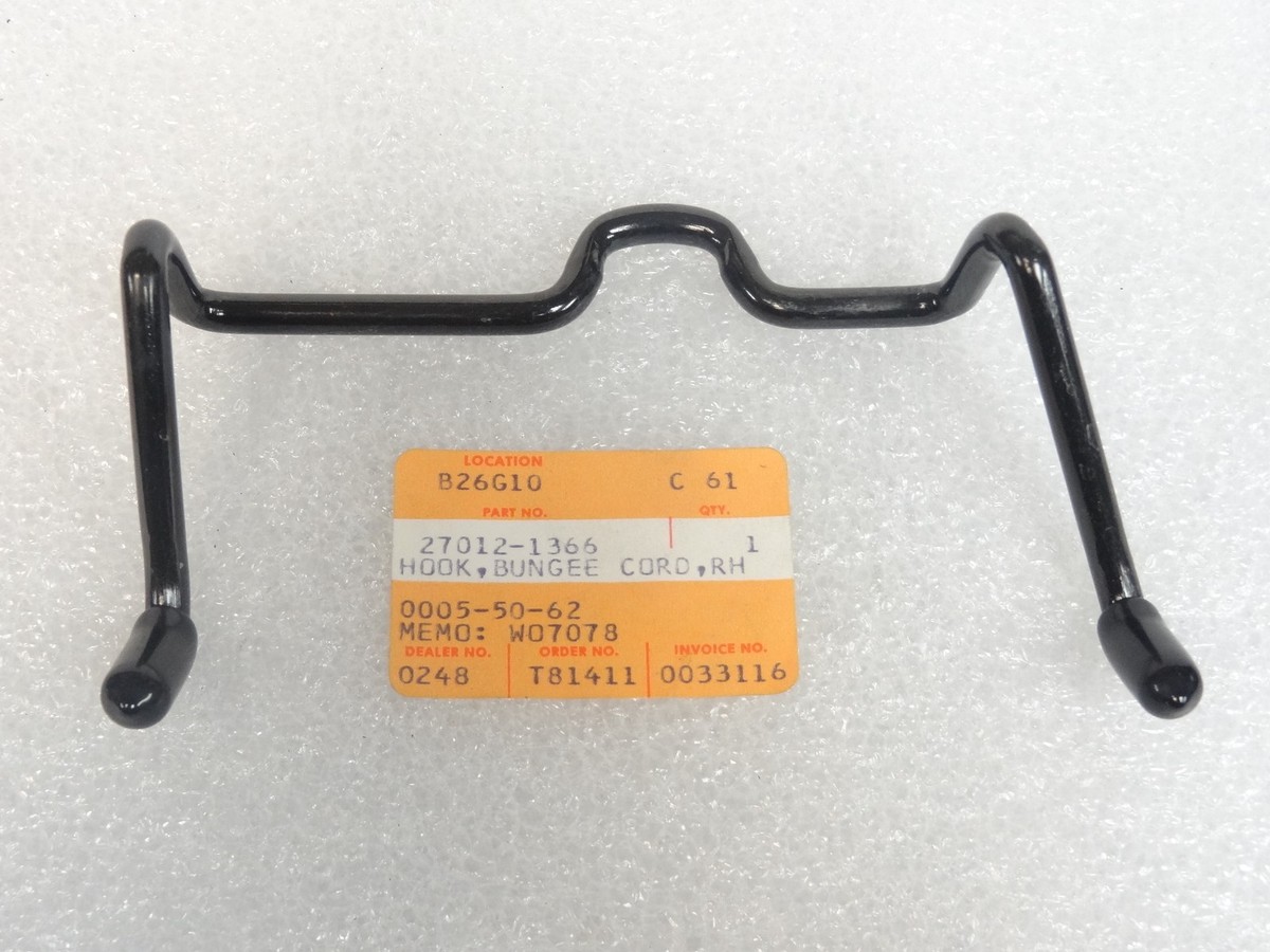 Kawasaki NOS NEW 27012-1366 Right Bungee Cord Hook ZX ZX600 Ninja