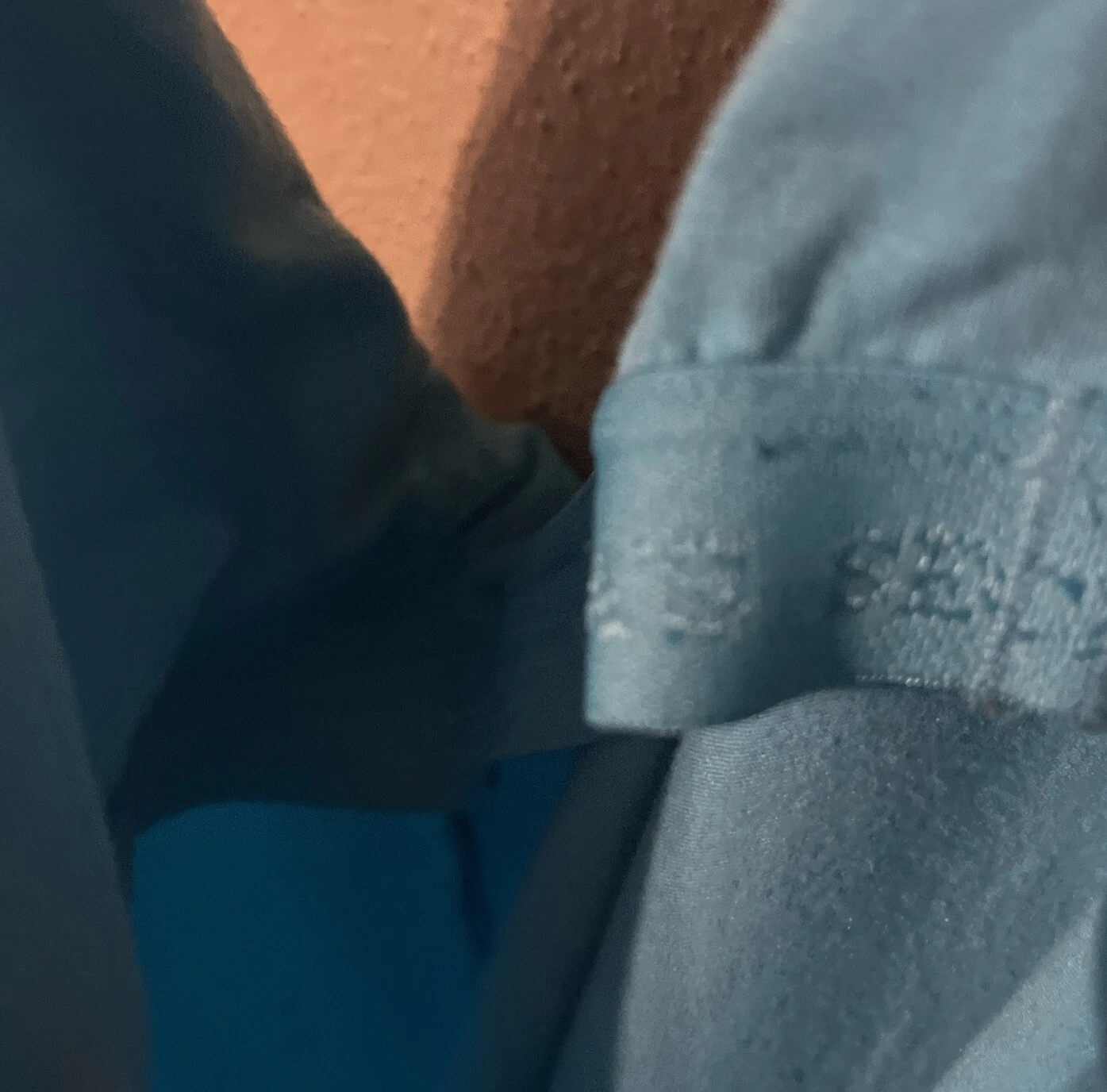 UNDERCOVER Abito donna Victoria Secret top reggiseno blu schiena racer elasticizzato Taglia X Small