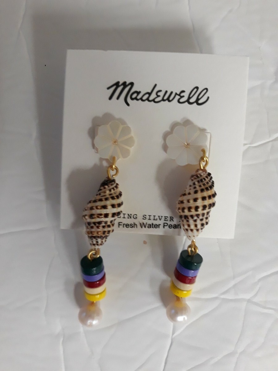 Freshwater Pearl Madewell Bar Earrings Madewell Jewelry Madewell