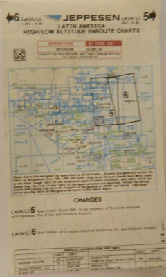 Jeppesen High Altitude Enroute Charts Latin America 5 6 Flight Simulator 2020