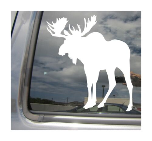 Moose - Elk Alces Hunting Hunter - Car Window Laptop Vinyl Decal Sticker 01257 - 第 1/2 張圖片
