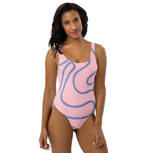 One-Piece Swimsuit Cute Bathing Suit for Women Swimwear Beachwear New - Picture 11 of 55