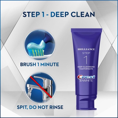3D White Brilliance Kit: Toothpaste (4oz) + Whitening Gel (2.3oz) - Picture 3 of 9