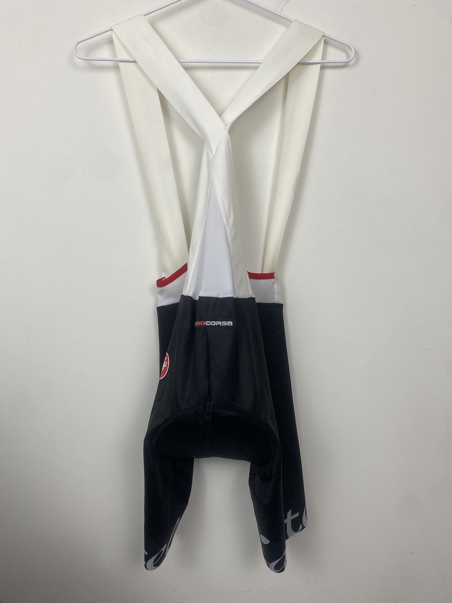 CASTELLI　ROSSOCORSA　Sサイズ Castelli Rosso Corsa Bib Shorts Size S Progetto X2 White