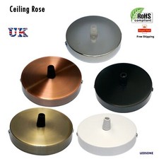 Single Point Ceiling rose Drop Outlet Ceiling Rose for Pendant Light Shades UK