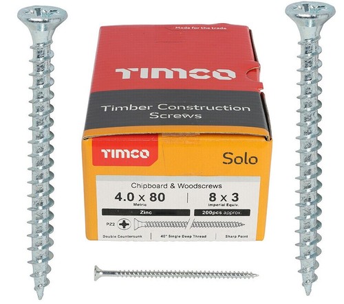 Solo 60mm Decking Screws In Green - 200 Quantity - Cleveland Timber - Foto 4