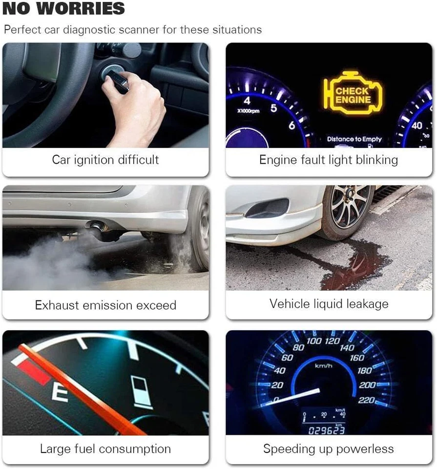 KONNWEI KW310 Comprobación de fallas del motor OBD2 lector de códigos escáner de automóvil herramienta de diagnóstico Foto 3 de 4