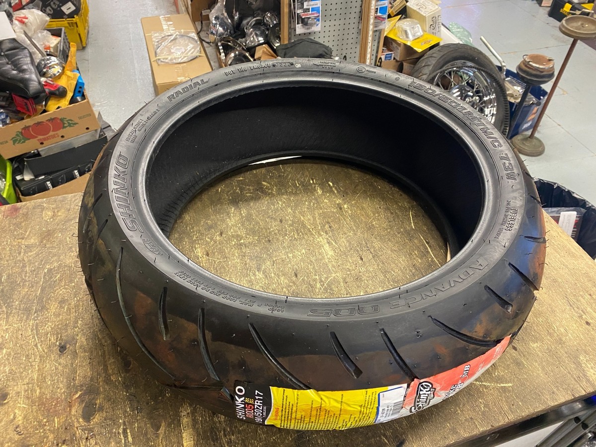 Shinko Smoke Bomb Rear Tire 190/50ZR17 Red GSXR YZF ZX NINJA