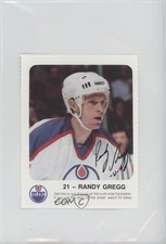 1986-87 Red Rooster Edmonton Oilers Grocery Store Issue Randy Gregg #21 1d0j