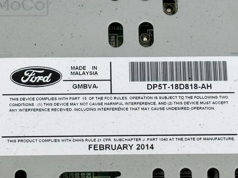 13-16 LINCOLN MKZ REPRODUCTOR DE CD RADIO MÓDULO RECEPTOR DE AUDIO OEM Foto 2 de 4