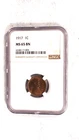 1917 P Lincoln Wheat Cent NGC MS65 BN GEM 1C Coin BUY IT NOW!