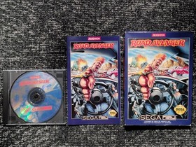 Road Avenger (Sega CD, 1992) CIB Complete Box Manual and MINT Disc