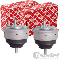 2X febi bilstein Motorlager Beidseitig Passend FÜR BMW 3 Links+Rechts