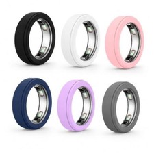 6 Pack Ring Cover for Oura Ring 5, Anti-Scratch Silicone S-Size 6-10 6 Mix-A