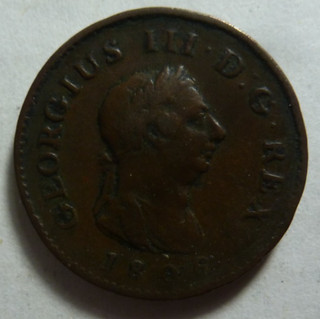 Great Britian George III Farthing 1806 Fine/VF inv193