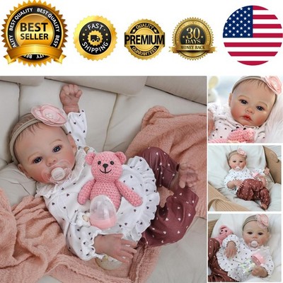 Elegant Gift Box - 18 Inch Reborn Baby Doll with Birth Certificate & Accessories