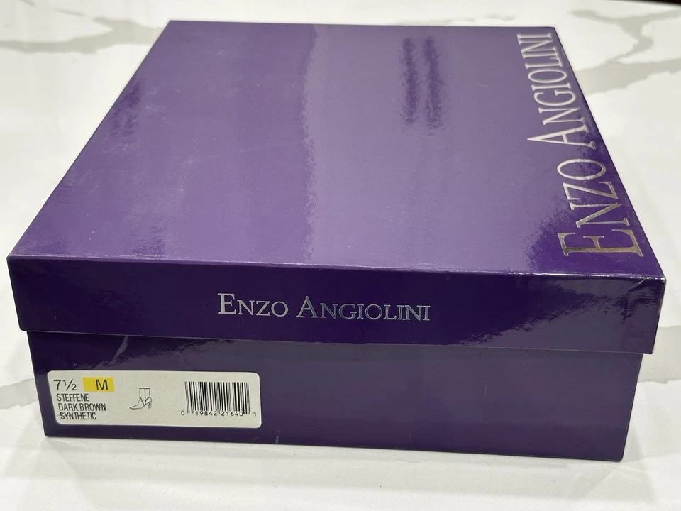 Bota Enzo Angiolini Steffene Marrón Oscuro Talla 7.5 Mediana Foto 2 de 4