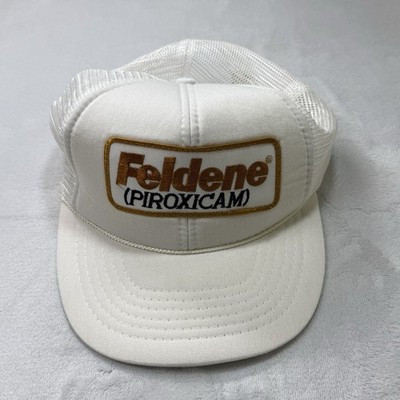 Vintage Feldene Piroxicam Trucker Hat Taiwan R.O.C. Pharma Promo Snapback
