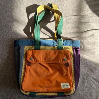 #ad Porter x Beams Multi Tote Bag Nylon Used 35x28x11cm JAPAN $212.62